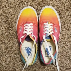 Sunset/multicolor Vans